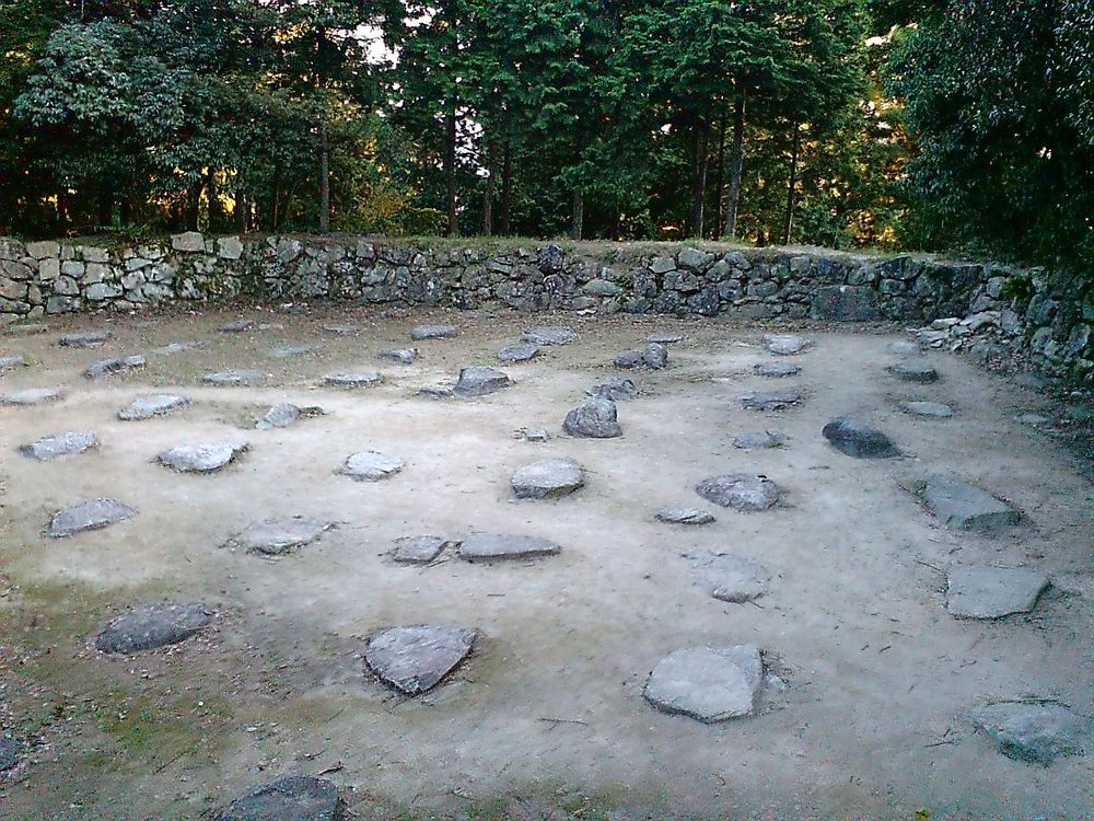 安土城の天主台跡