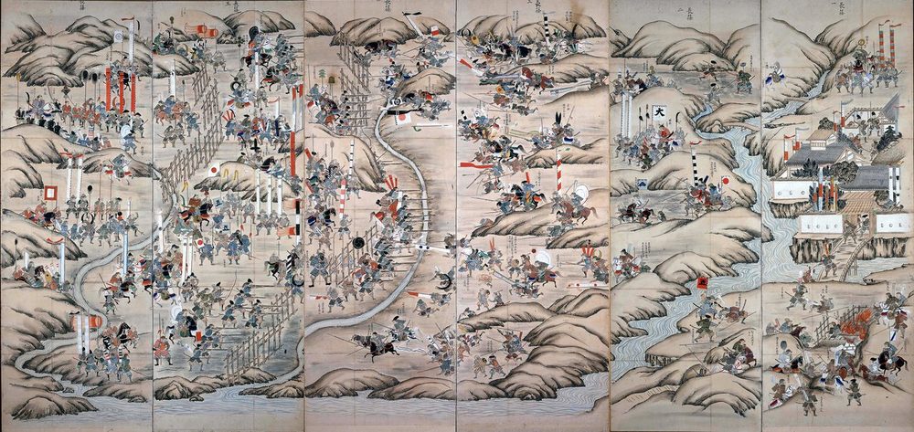 長篠合戦図屏風