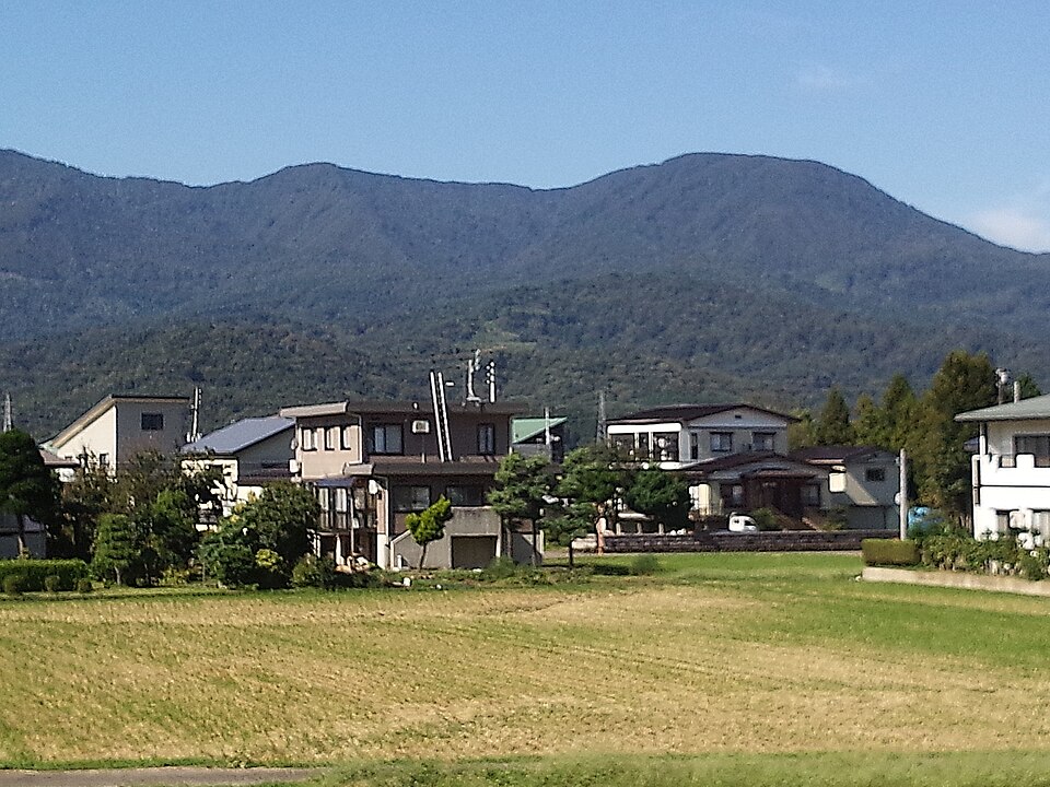 鮫ヶ尾城跡の遠景